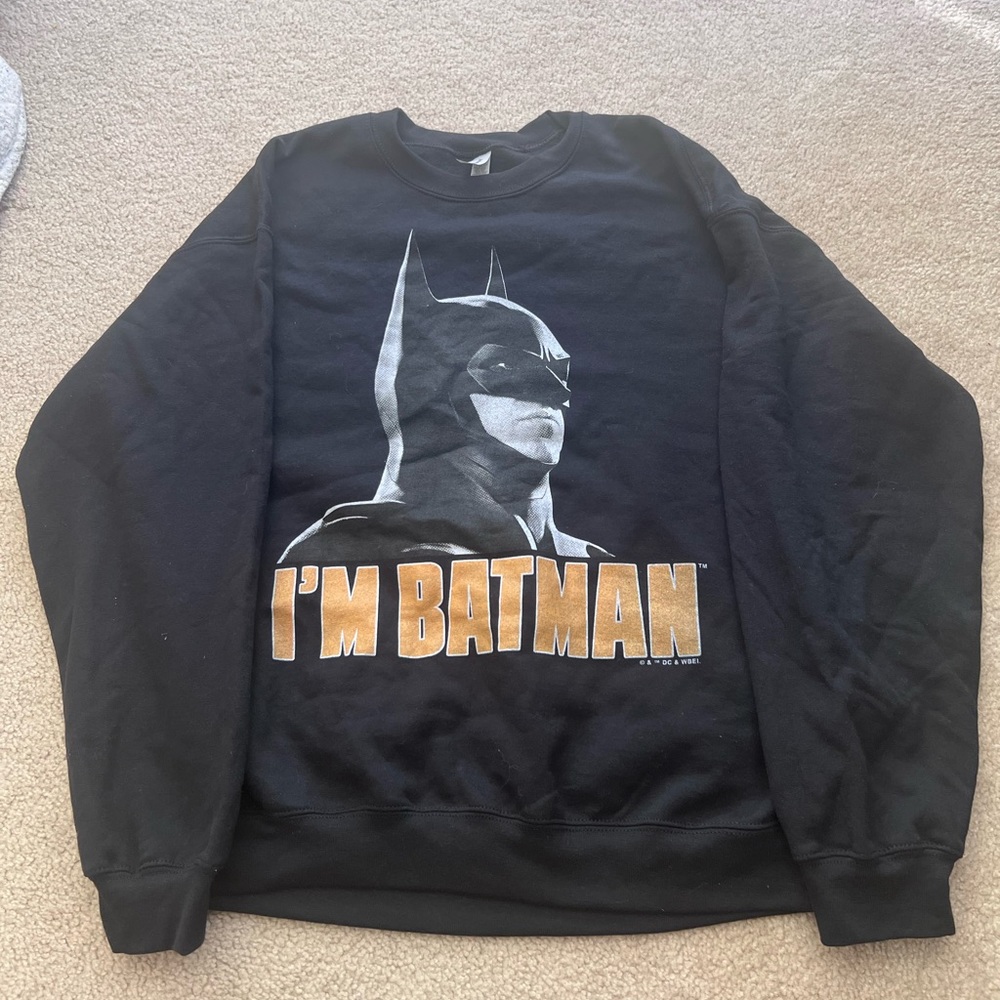 i'm batman crewneck sweatshirt